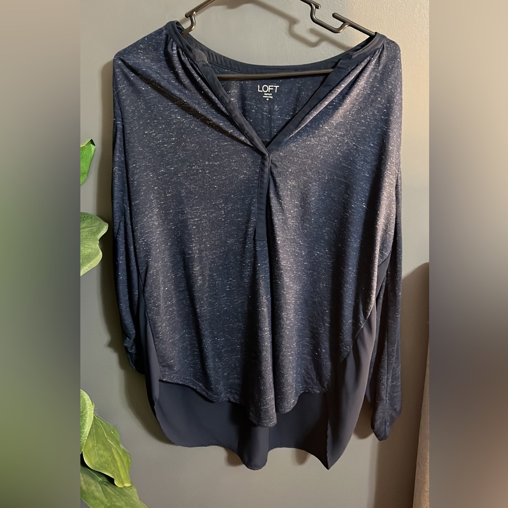 Loft mixed material top